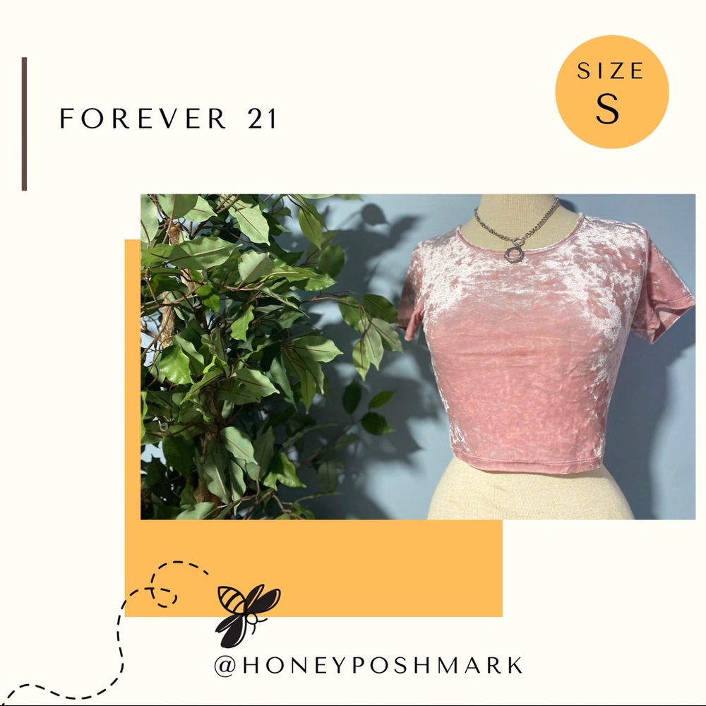 Forever 21 Pink crop top